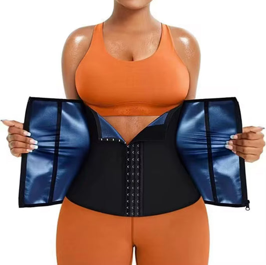 Women workout sweating waistrainer