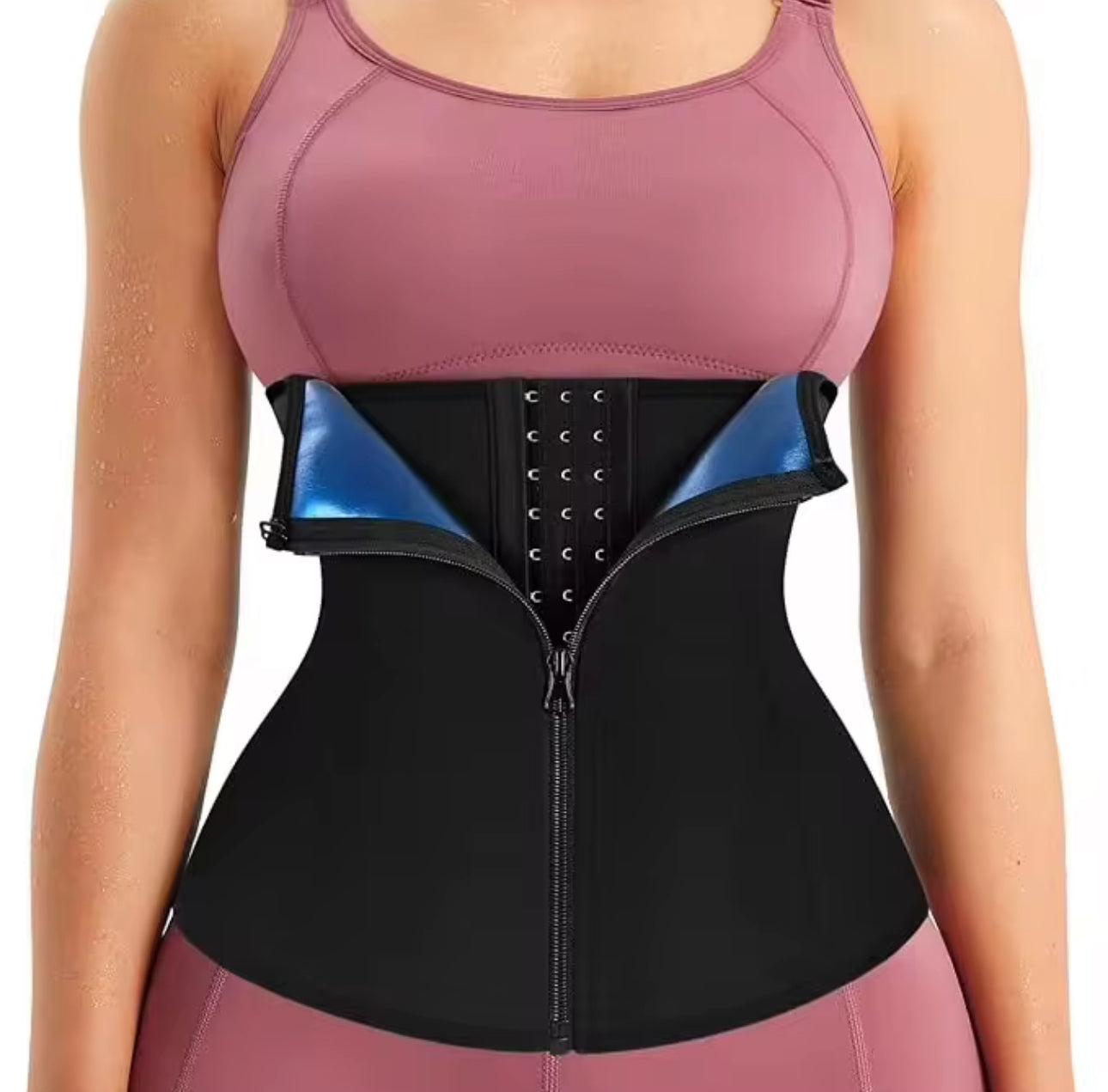 Women workout sweating waistrainer